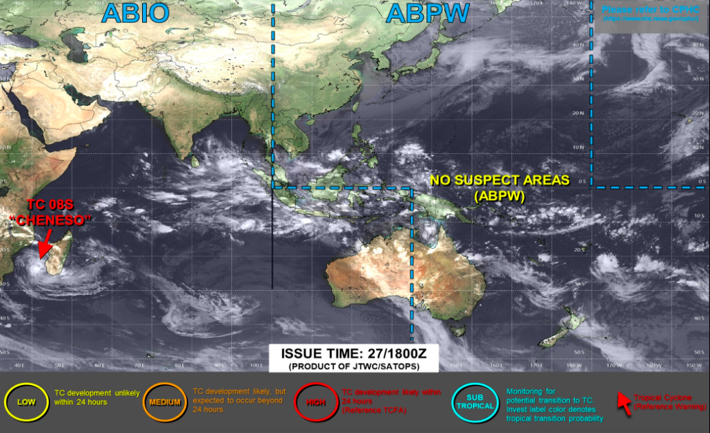 JTWC Tropical Warnings